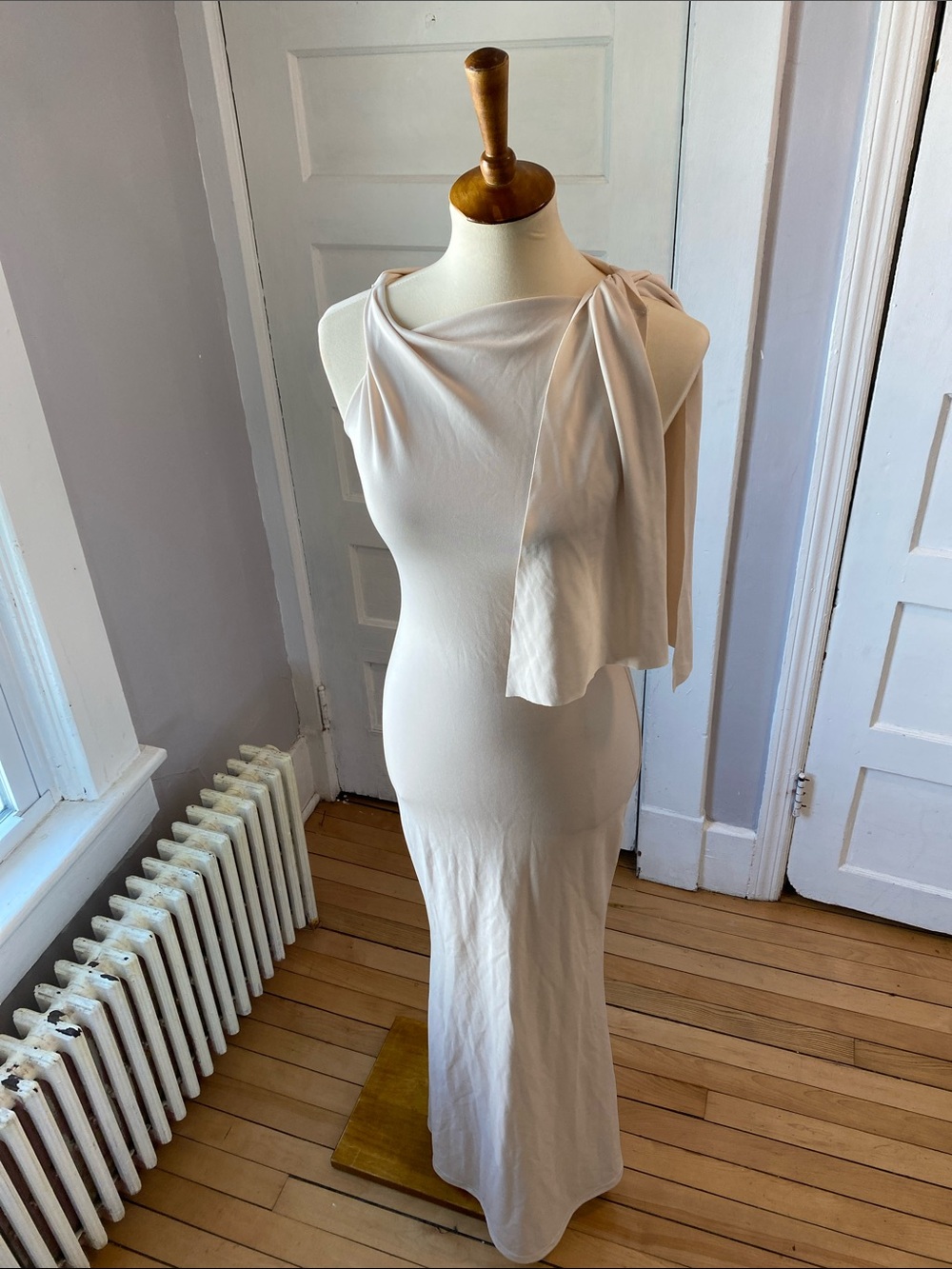 NWT Commense Beloved Knotted Sleeveless Long Dress, XS - Picture 14 of 16